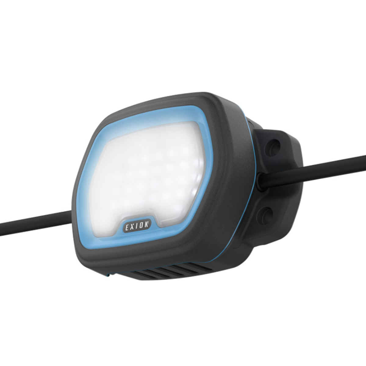 The E3 lighting range can be mounted securely onto a wall or large flat surface by screwing through the flange features to create semipermanent lighting