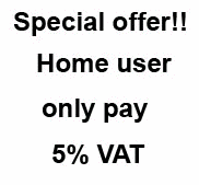 Home user offer. 900-00 for Mitsubishi wall unit at 5% VAT. Click to see offer.