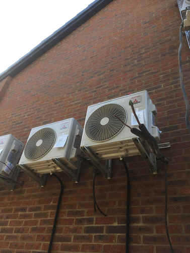 Outdoor Air conditioning Heat-pump MHI inverters R32